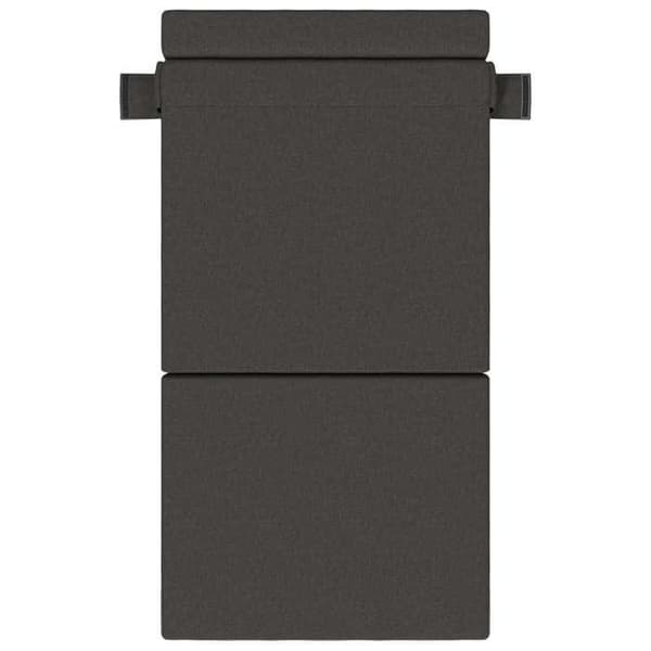 vidaXL Fällbar sängsoffa Mörkgrå 100 x 80 x 60 cm Tyg 900103