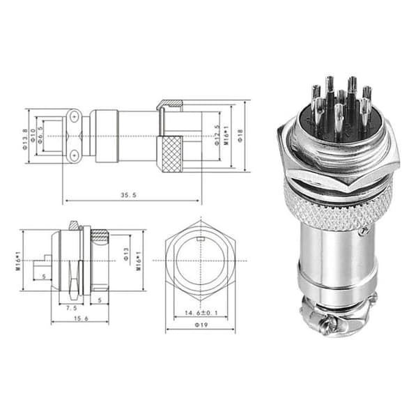 Industriell koppling Aiqeer - A6120