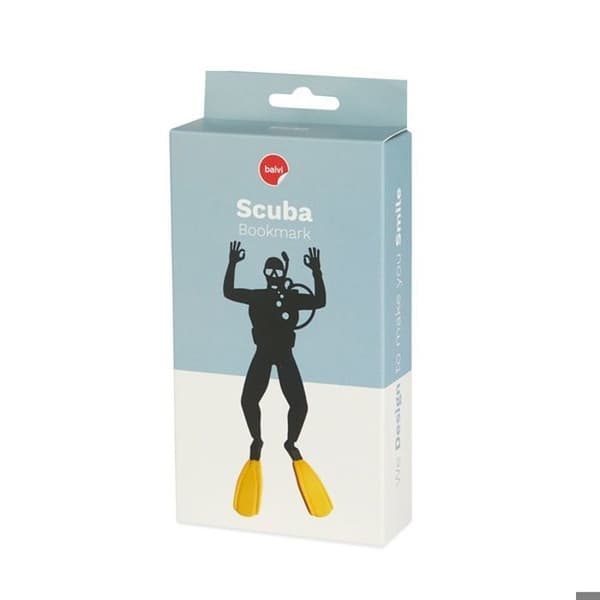 Bokmärke - BALVI - Scuba - plast - svart - lätt
