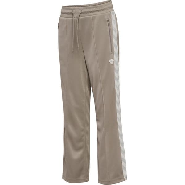 Hummel Poly Tape bredbenad joggingsbyxa för flickor - rock ridge