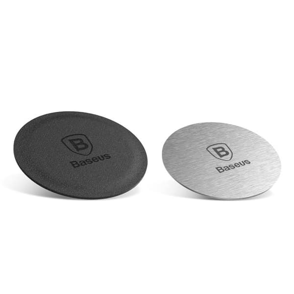 Magnetisk skiva - Baseus - Iron - Vit - Biltillbehör - För smartphone