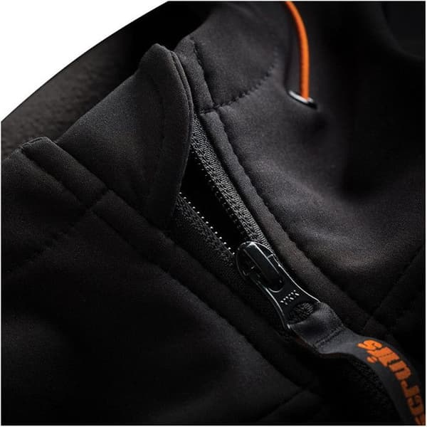 Scruffs - Svart Arbets Softshell Jacka - Storlek S