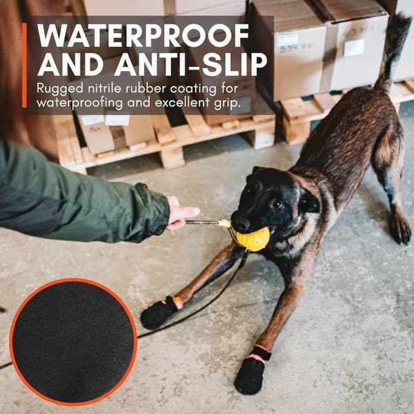 Hundskor - Non-stop dogwear Protector Booties - Halkfria - Vattentäta - Pack om 4