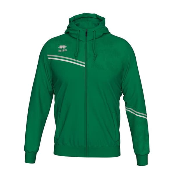Errea Eber hoodie - grön/grå/vit