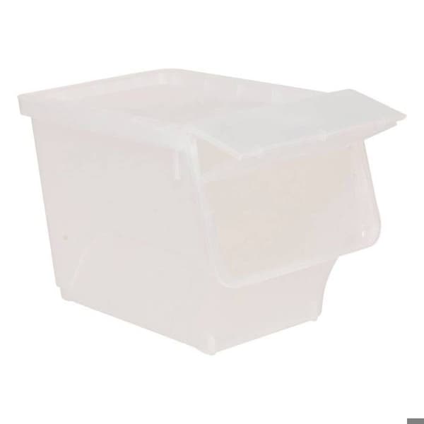 Transparent plastlåda med frontöppning 24L - 5 five simply smart