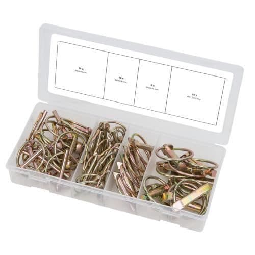 Assortiment av clipsstift - KSTOOLS - 970.0550 - 50 stycken - Sats - Inomhus