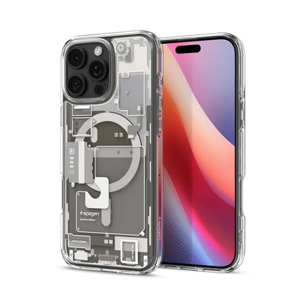 Coque Spigen Ultra Hybrid MagSafe för iPhone 16 Pro Max (Zero One Natural Titanium)