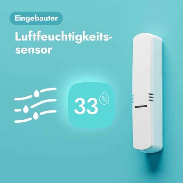 Satel - ATPH-200 - BE WAVE Trådlös temperatur-, tryck- och fuktighetsensor - vit Multi Sensor