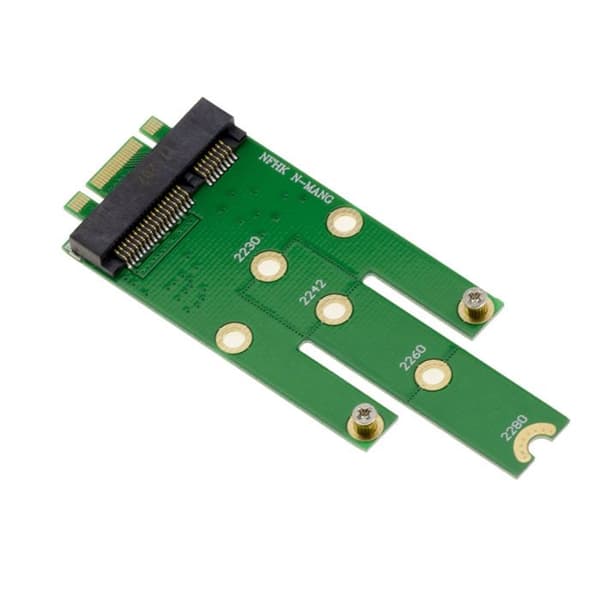 KALEA-INFORMATIQUE mSATA till M.2 (NGFF) Golden Finger-adapter