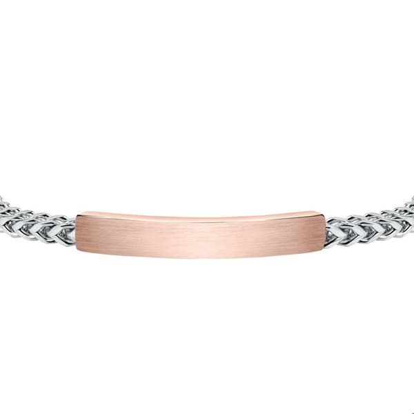 Armband - SECTOR - SZS82 - Stål - Roséguld - 22CM - Silverfärgad