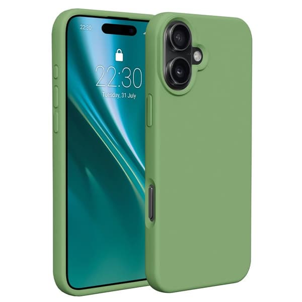 Etteri silikonfodral för iPhone 16 Plus 6,7" ljusgrön