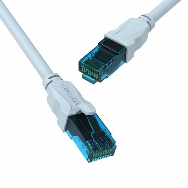 Patchkabel UTP Cat5e 15m isblå