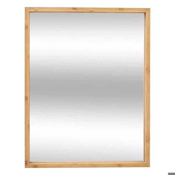 Väggspegel 34x44cm bambu - 5 fem enkelt smart