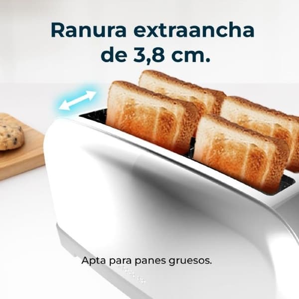 Cecotec Vertikal Brödrost Toastin Time 1500 Inox