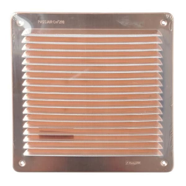 Rete Ventilation Quadra överläggsgaller, koppar - LAR2323RA