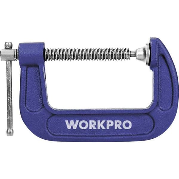 buren C 75 mm WorkPro WP232018 Max. spännvidd: 75 mm Längd: 167 mm Spårvidd: 75 mm