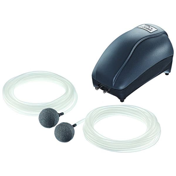Luftpump för dammsyresättning - PONTEC - PondoAir 450 - Slang och diffusionsstenar ingår - IP44