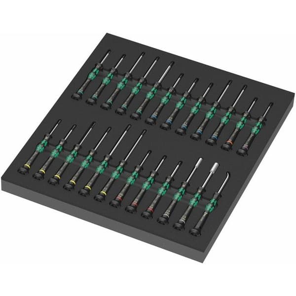 Precision skruvmejselset - WERA - Kraftform Micro - 24 delar - Skuminsats - Precision
