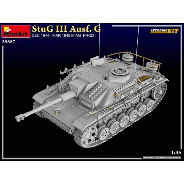 StuG III Ausf. G DEC 1944 – MAR 1945 MIAG PROD. INTERIÖR KIT