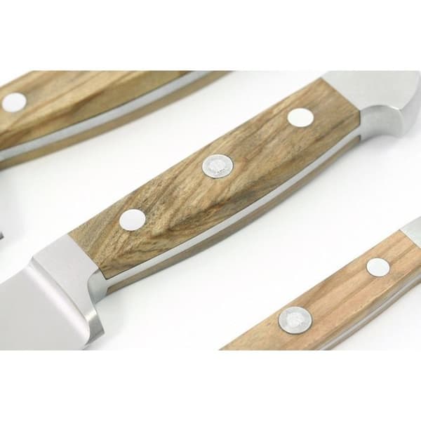 Kockkniv - GUDE - Alpha Olive - 16cm - Handsmidd - Rostfritt stål