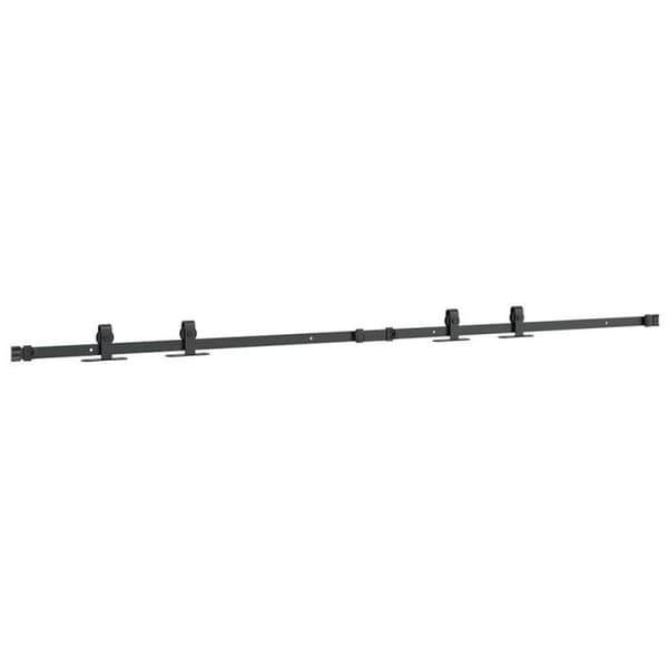 Kit för skjutdörr 183 cm kolstål
