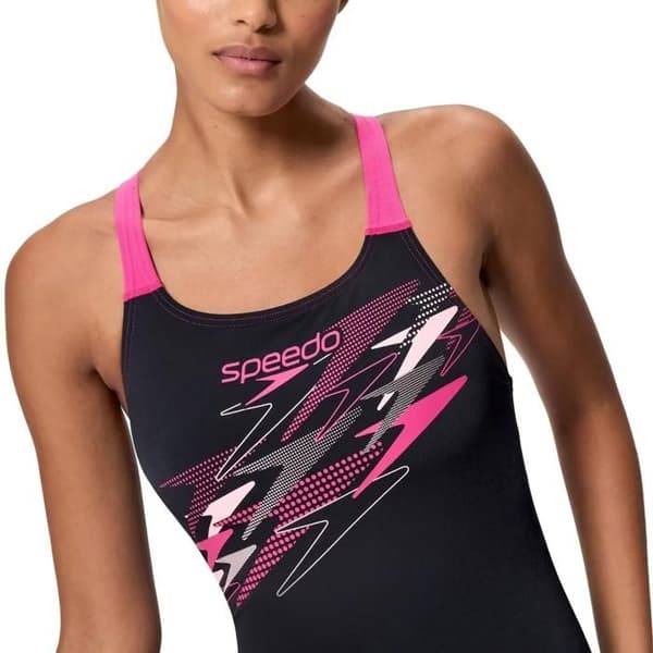 Speedo Medley Logo en del badkläder för kvinnor