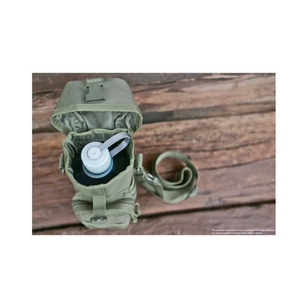 Porte Bouteille - Brandit - II - Grön Oliv - 100% Polyester - Molle-system - 1L