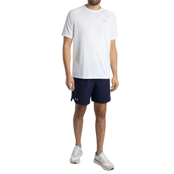 T-shirt Herr - Under Armour - Tech 2.0 - Vit - Polyester - Korta ärmar