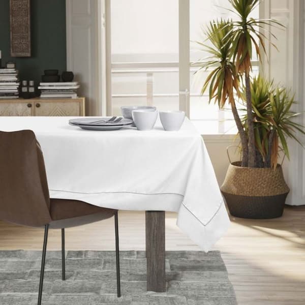 Bordduk - Empire - 120x200 cm - Bländande vit - 100% polyester