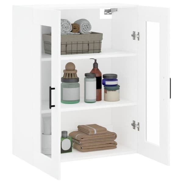 vidaXL Väggskåp Vit 69,5x34x90 cm 828484