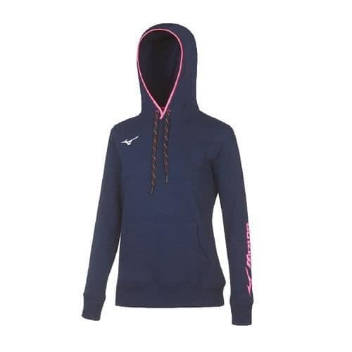 Sweatshirt Mizuno dam Team Mizuno - marinblå/vit - 2XL