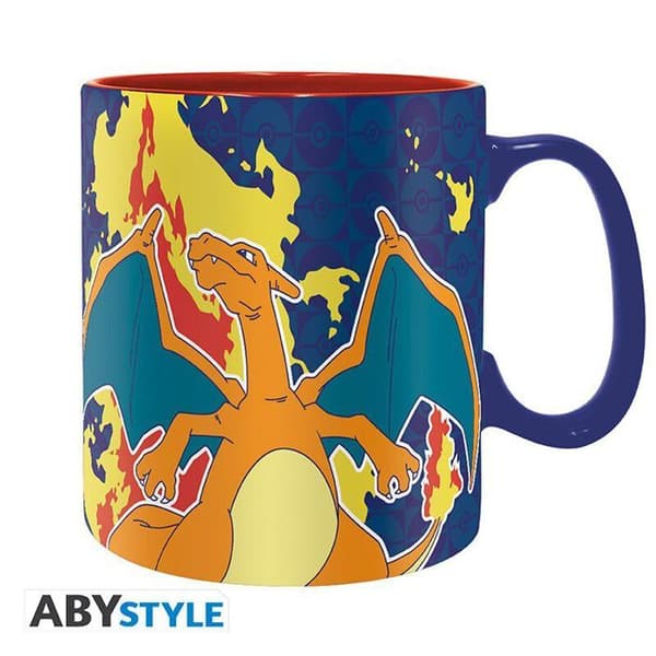 Mugg | Pokemon | Dracaufeu Metall Effekt 460ml