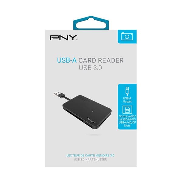 Flashläsare - PNY - FLASHREAD-HIGPER-BX - För SD-format - Snabb läsning - Kompakt - Plug & Play