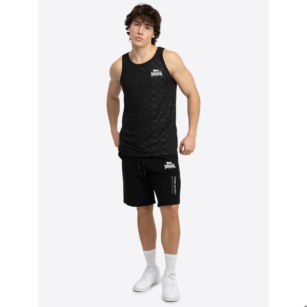 Lonsdale Regular Fit Sandringham - svart/vit linne