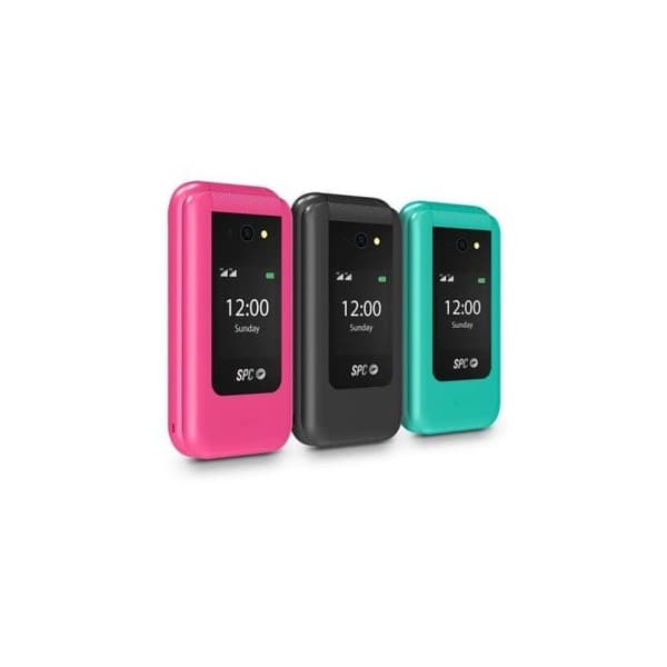 Basic Telefon 4G - SPC - Wild - Dubbel Skärm - Batteritid 7 Dagar - SOS-knapp
