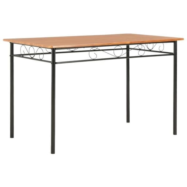 vidaXL Matbord Brun 120 x 70 x 75 cm MDF
