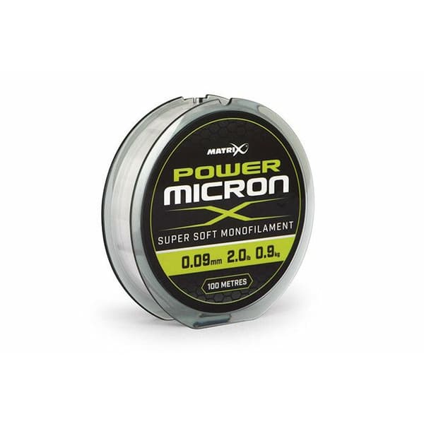 Monofilamentlinje Power Micron X Matrix 100m - 9,5 lbs