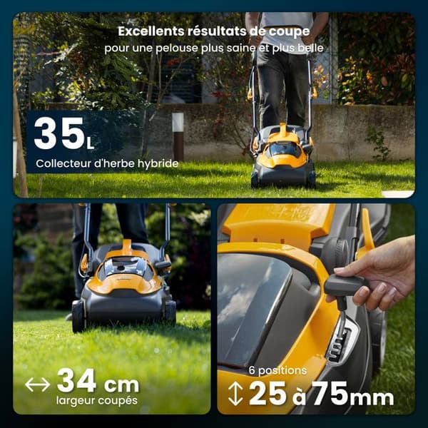 STIGA Collector 136e Kit gräsklippare - Batteridriven