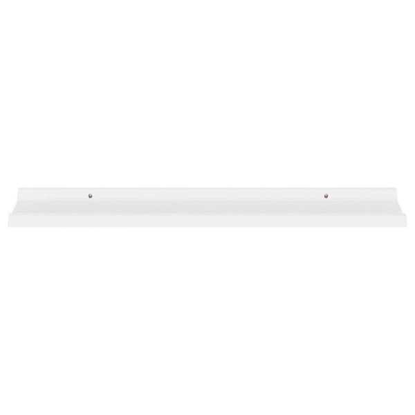 vidaXL Vägghyllor 4 st Vit 80x9x3 cm