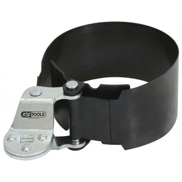 Filternyckel - KS TOOLS - 105-118mm - Stål - Band - Justerbar diameter