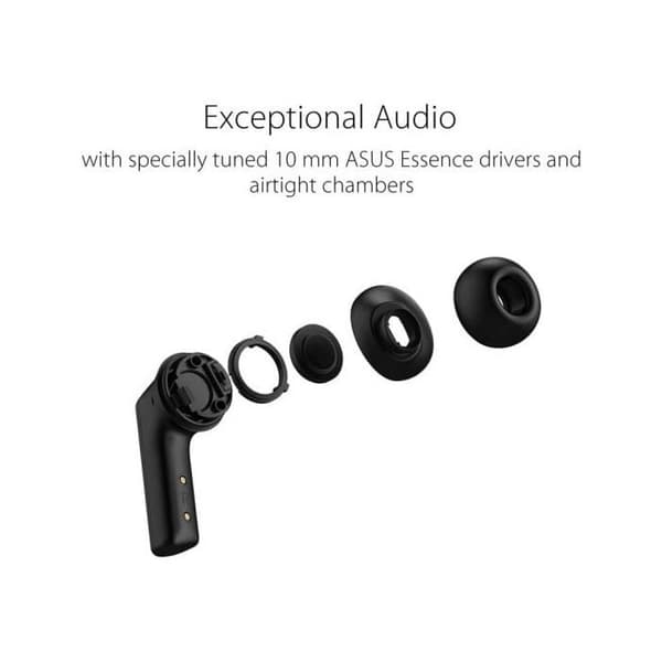 Trådlösa hörlurar - ASUS - ROG Cetra True Wireless - In-ear - Bluetooth - ANC