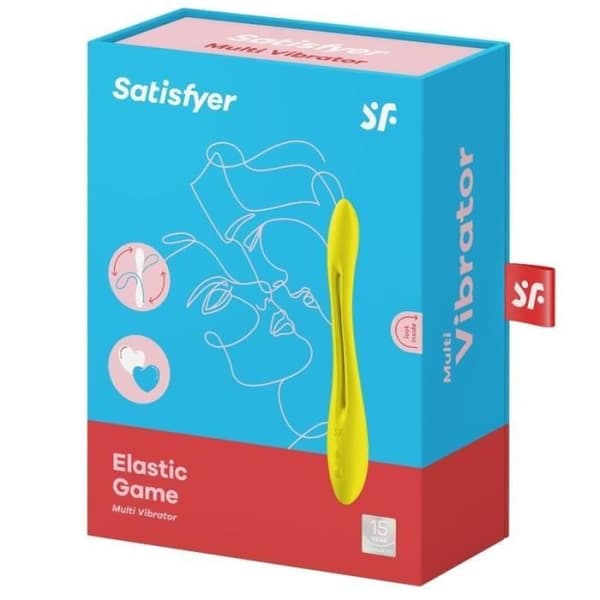 SATISFYER ELASTIC GAME MULTI VIBRATOR - GUL