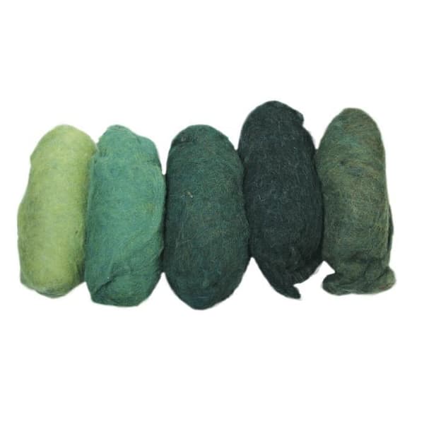 Laine - Toff - 5 färger - Grön - 20g - Jungfru