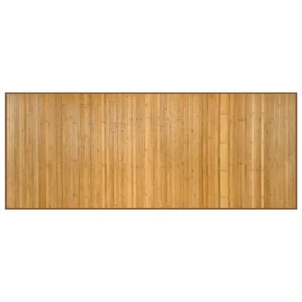 vidaXL Rektangulär matta naturlig 80x200 cm bambu 376907
