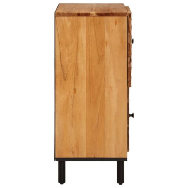 vidaXL Sidoskåp 80x33x75 cm Massivt akaciaträ 356882