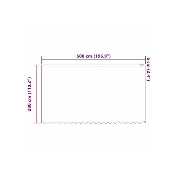 Blomster spetsgardin - vidaXL - Vit - Polyester - 280x500 cm - Ljusfiltrerande - Integritetspaneler
