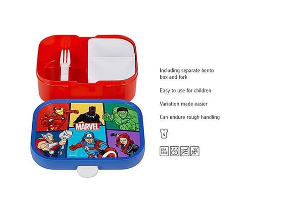 Lunchbox - MEPAL - Avengers - Röd - Rektangulär - Barn