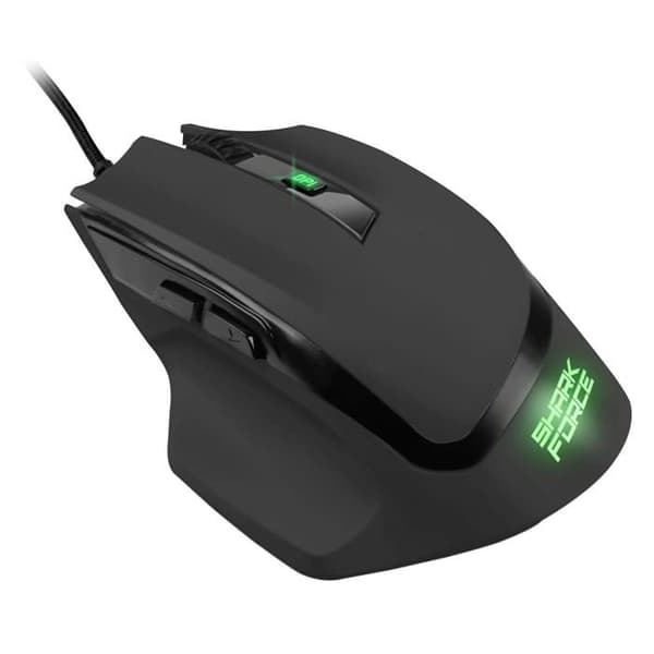 Gamingmus - SHARKOON - SHARK Force II - 4200 DPI - 6 knappar - Trådad