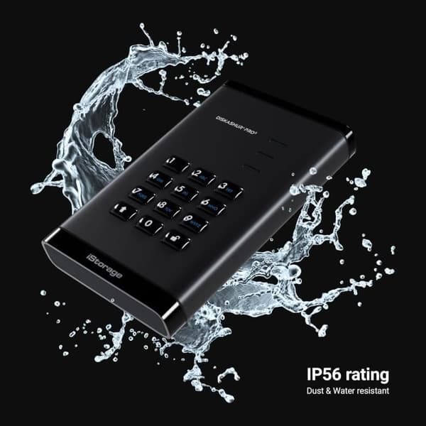 Bärbar hårddisk iStorage DiskAshur PRO3 HDD 1 To