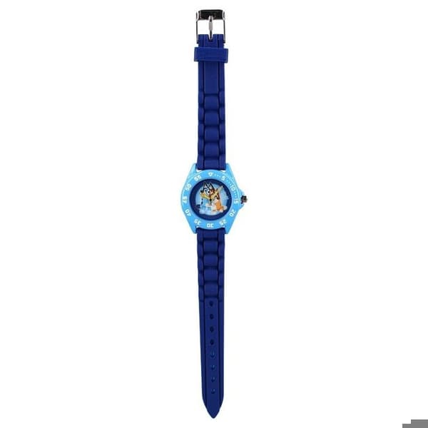 Barnklocka - VADOBAG - Bluey Time - Blå - Armband i PVC - Sprutsäker